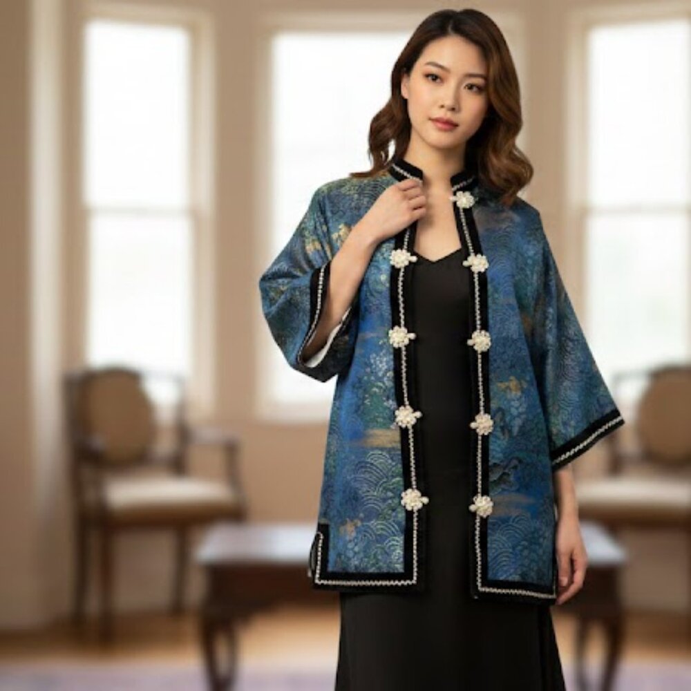 Stunning Asian brocade jacket